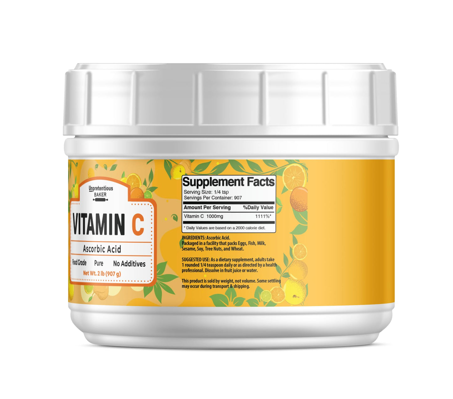 Unpretentious Vitamin C Powder 32 Ounce