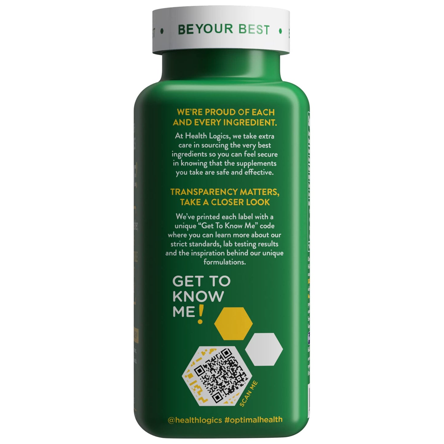 Health Logics Move! Healthy Joints with BioCell Collagen, Glucosamine, MSM, Vitamin C, Turmeric Extract 95% Curcuminoids, Boswellia Serrata, 90 Capsules