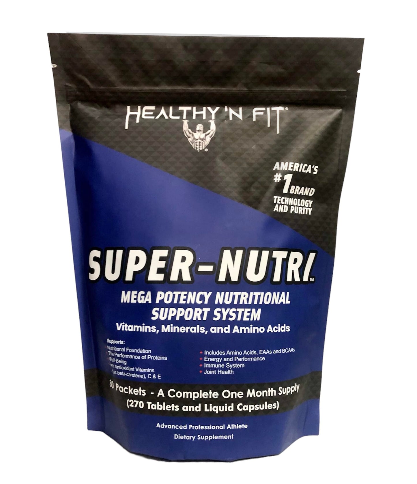 Healthy 'N Fit Super-Nutri Pack Mega Potency Multi-Vitamin Pak Tablets, 30 Count