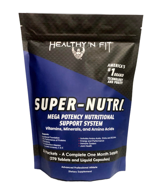 Healthy 'N Fit Super-Nutri Pack Mega Potency Multi-Vitamin Pak Tablets, 30 Count