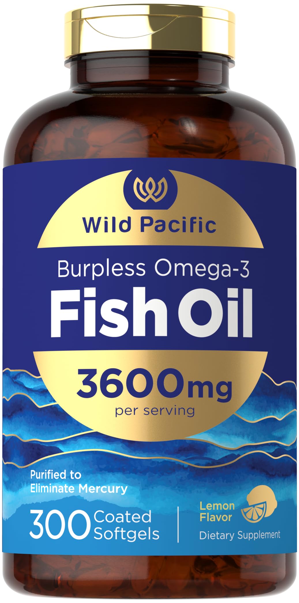 Carlyle Burpless Fish Oil 3600 mg Softgel, 300 Softgels