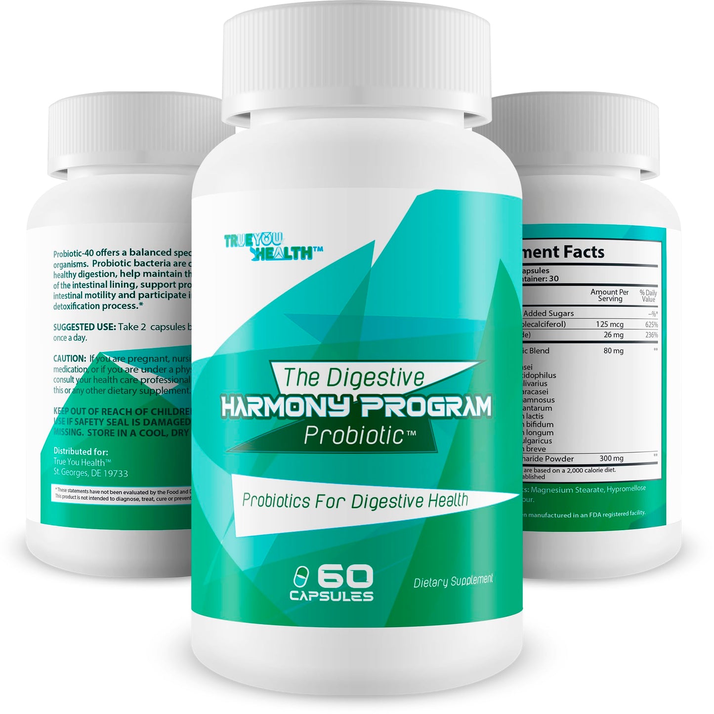 True You Health Digestive Harmony Probiotic Capsule 60 Capsules