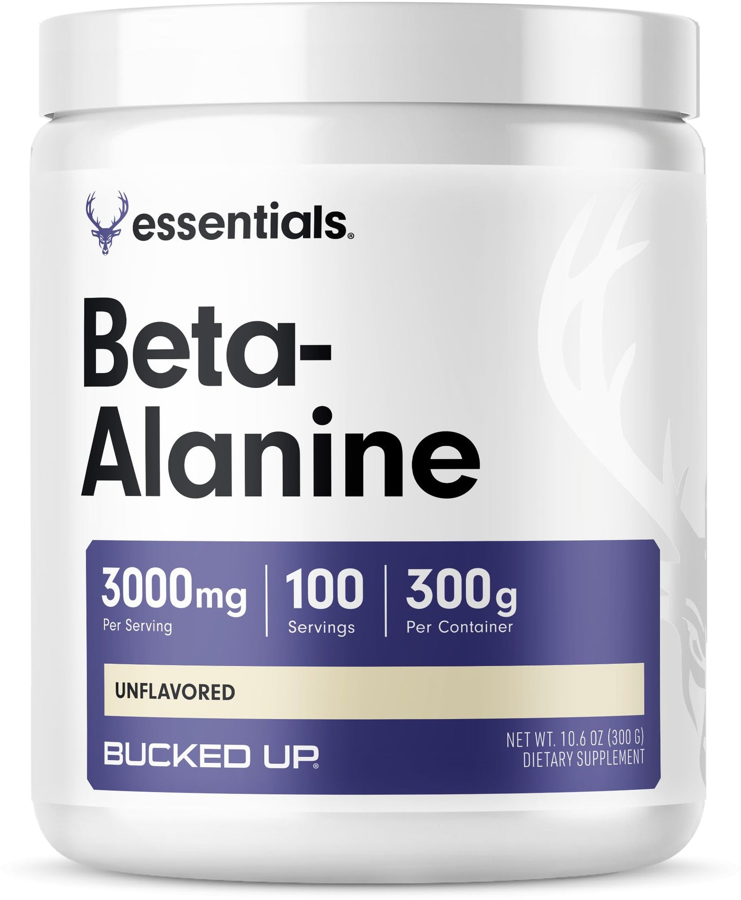 Bucked Up Beta Alanine 300mg Powder 10.6 Ounces