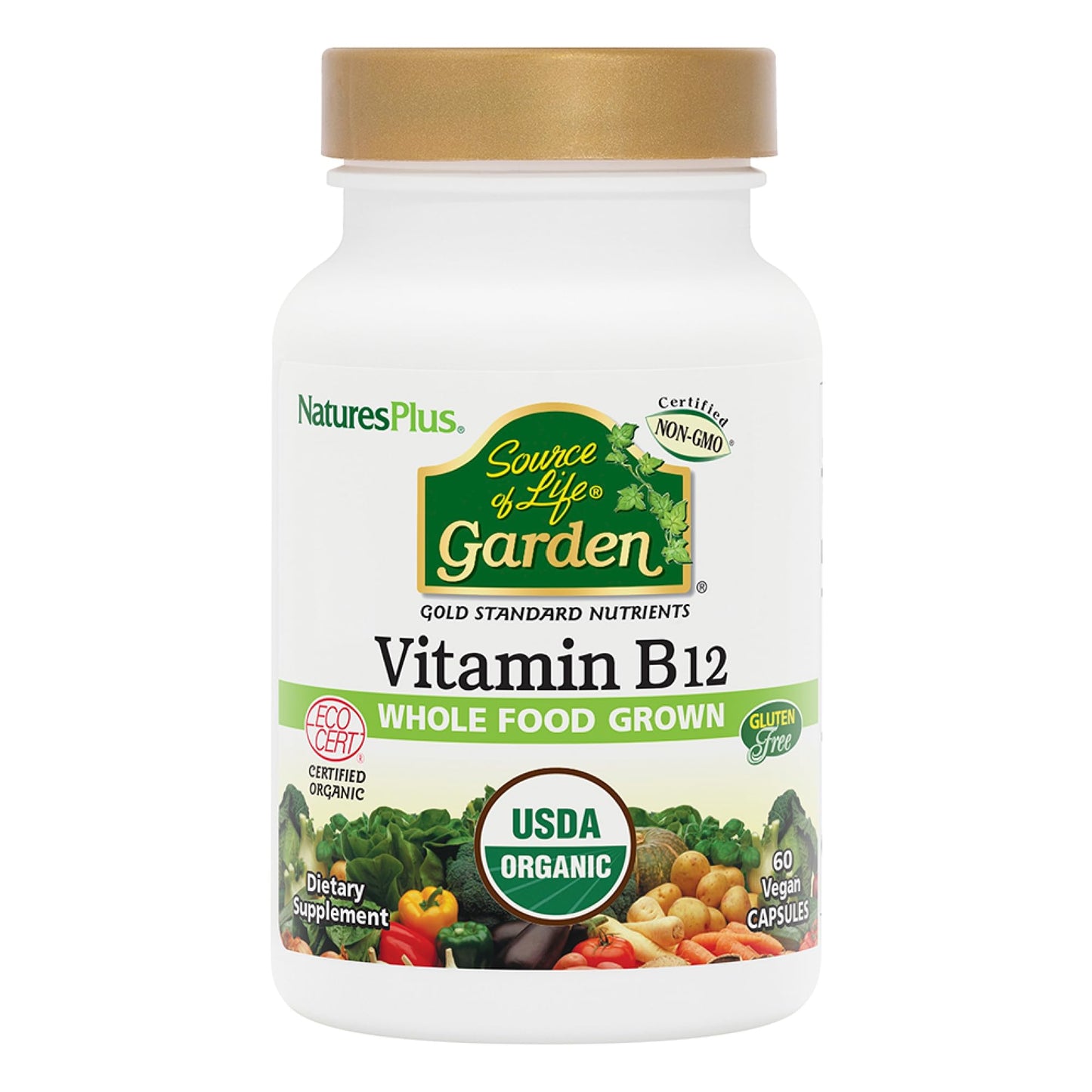 NaturesPlus Source of Life Garden Vitamin B12 Capsule 120