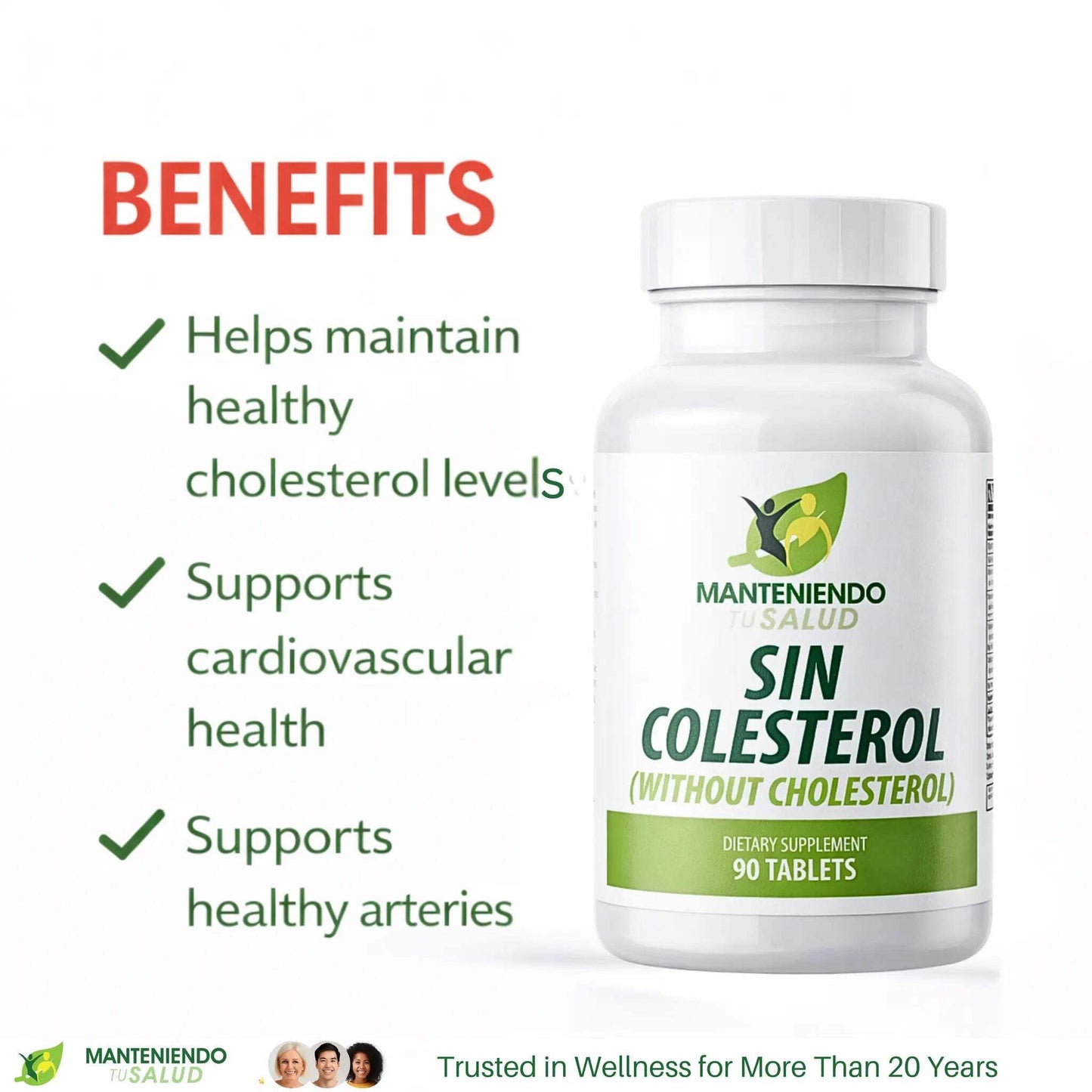 Manteniendo Tu Salud Cholesterol Support 90 Tablets