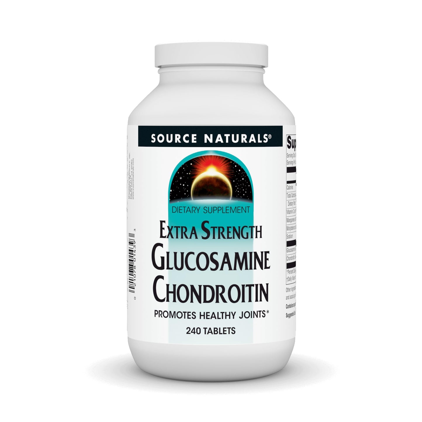 Source Naturals Extra Strength Glucosamine Chondroitin 240 Tablets