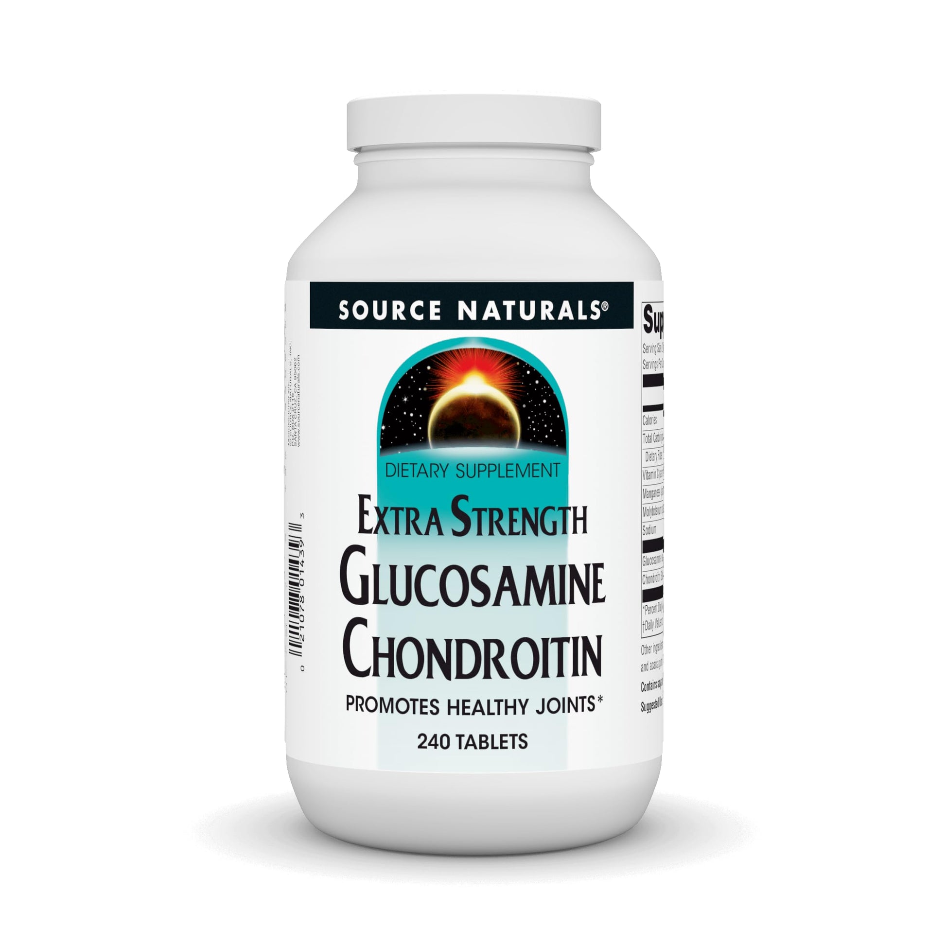 Source Naturals Extra Strength Glucosamine Chondroitin 240 Tablets