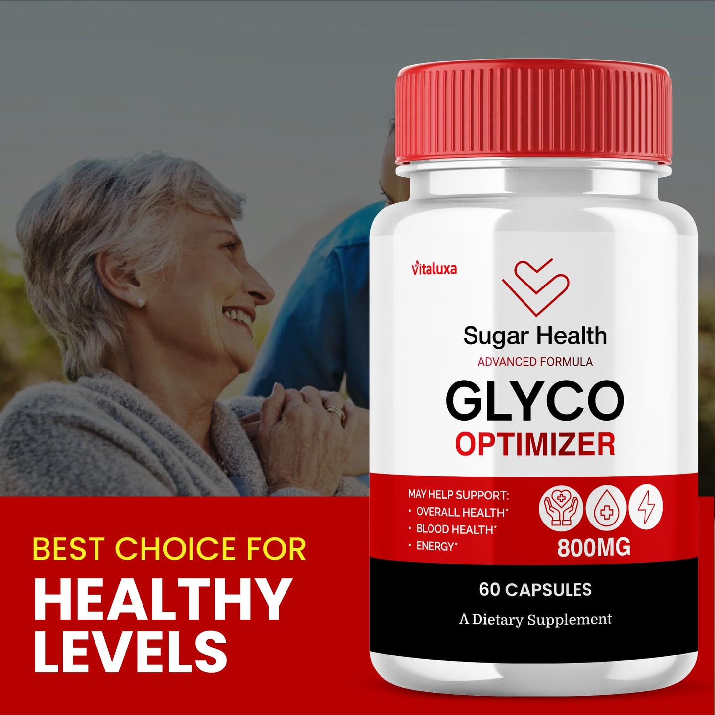 Vitaluxa Sugar Health Glyco Optimizer 120 Capsules