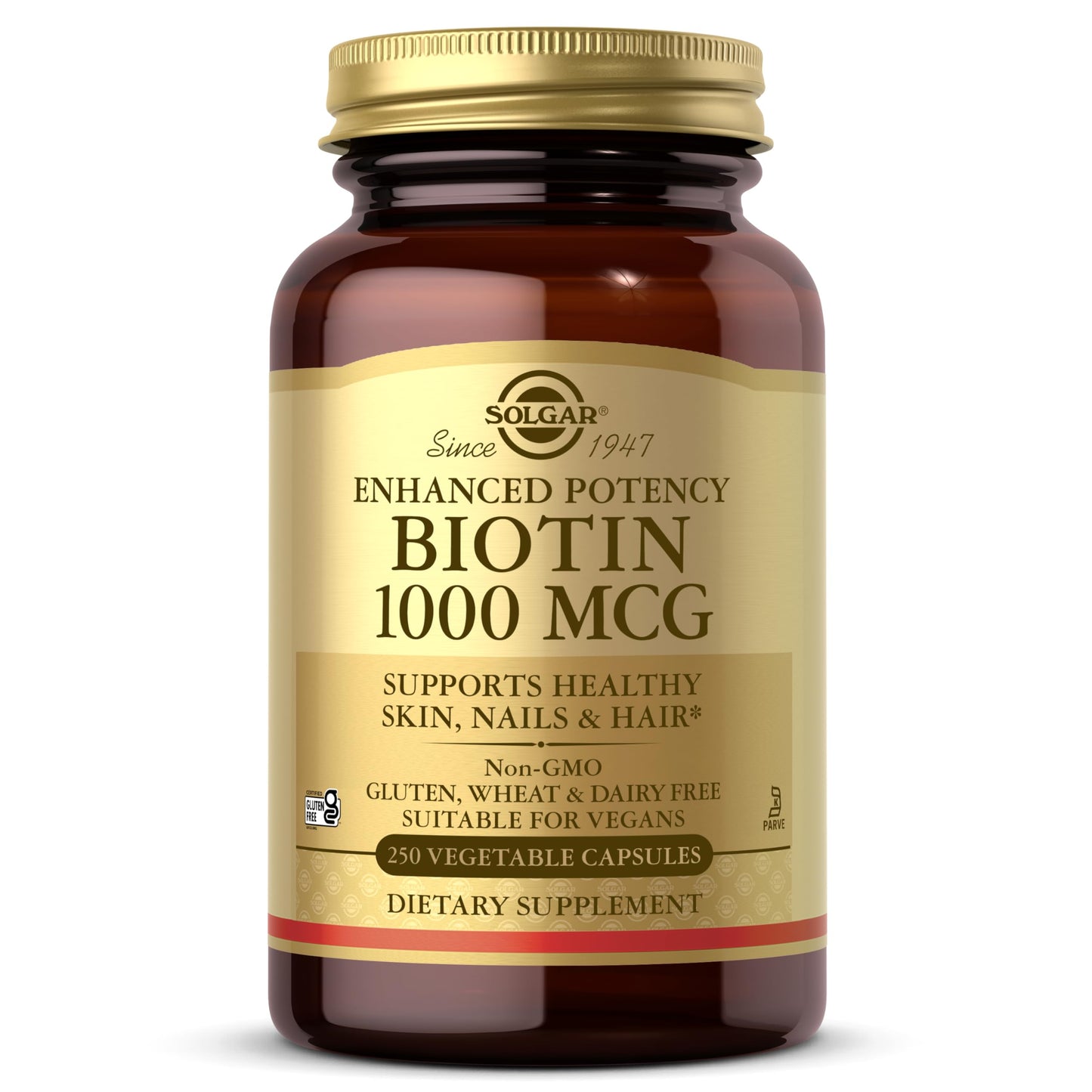 Solgar Biotin 1000 mcg Capsule, 250 Count