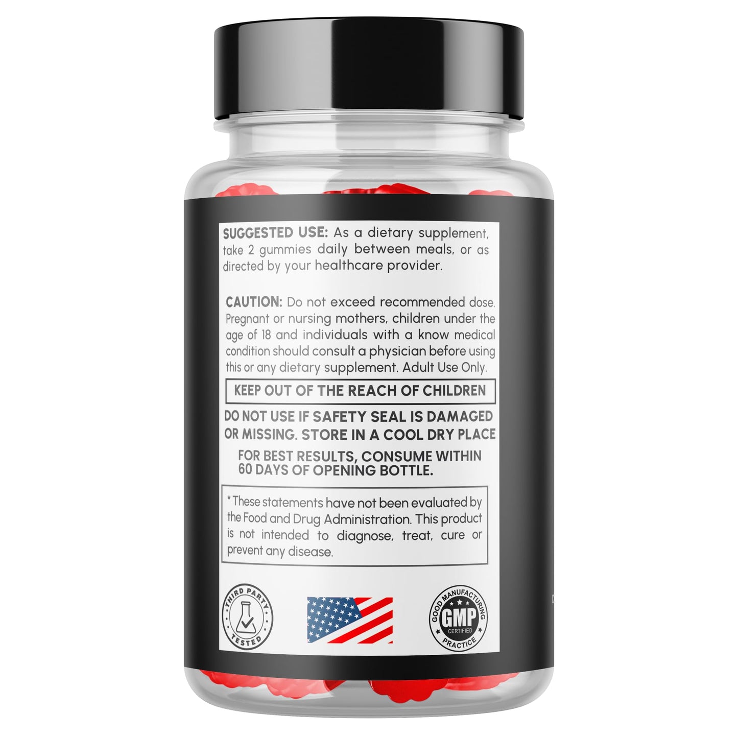 MJO Horse Boost Gummies for Men, 120 Gummies