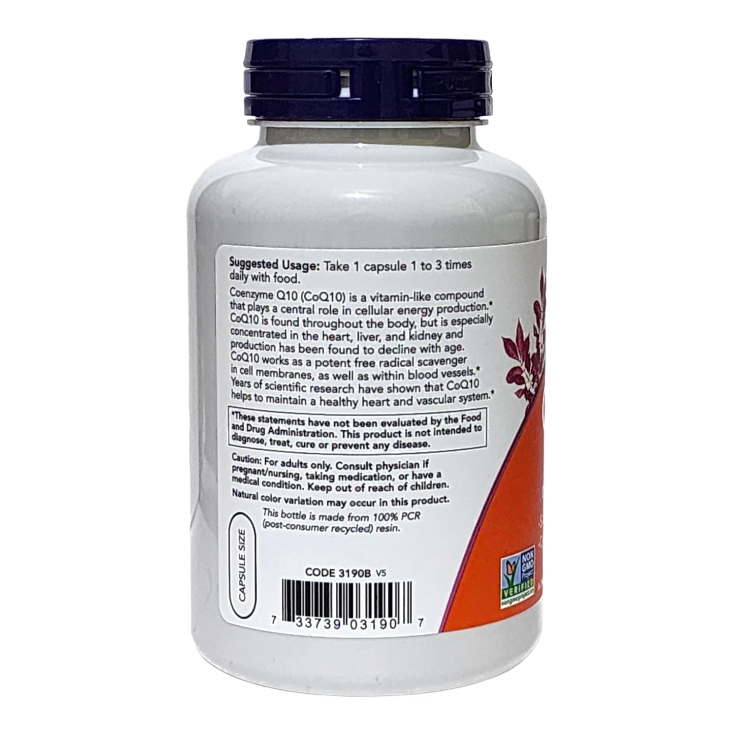 NOW Foods CoQ10 30mg Capsule, 240 Count