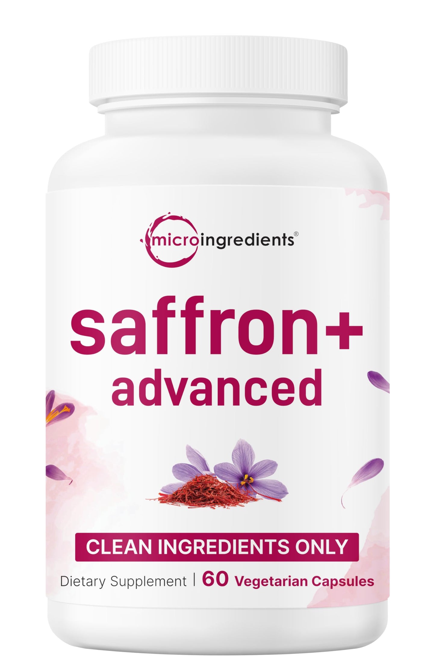 Micro Ingredients Saffron+ Advanced Supplements Capsule 60 Count