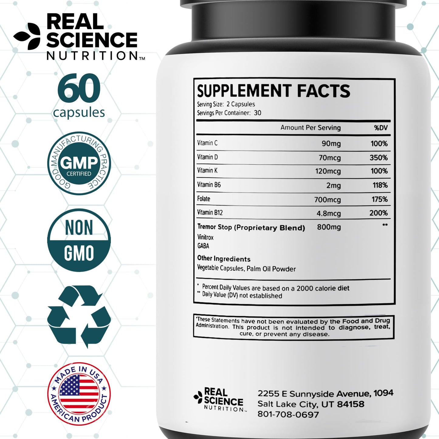 Real Science Nutrition Ataxinol Capsule 60 Count