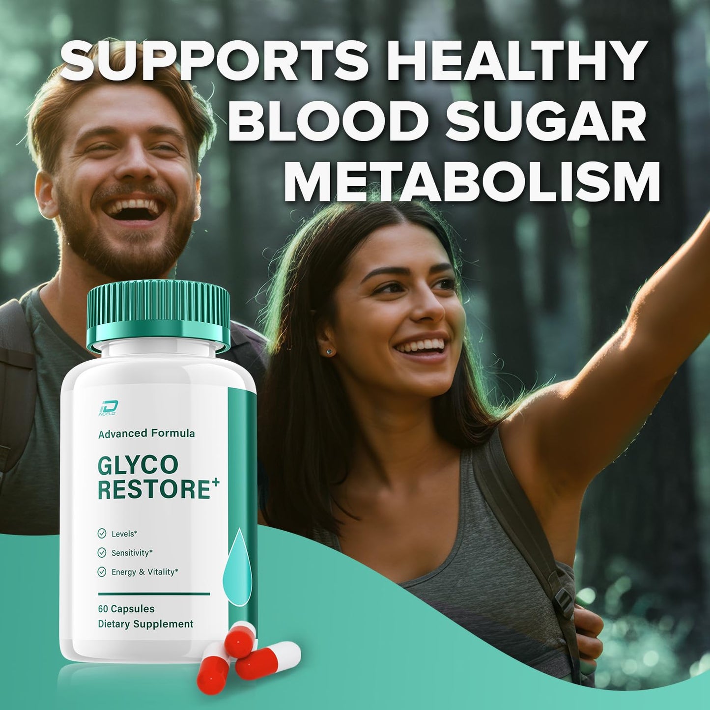 Indelo Glyco Restore Capsules 300 Capsules