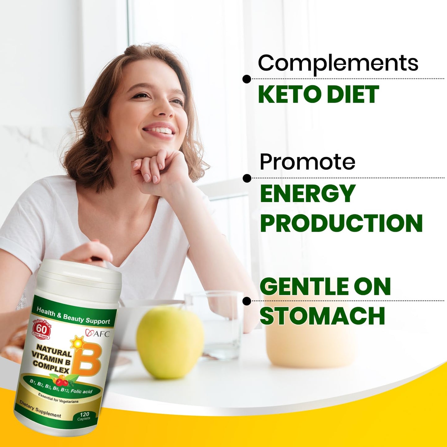 AFC Vitamin B Complex Caplets 120