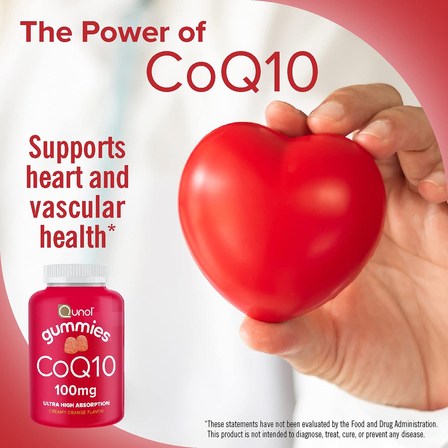 Qunol CoQ10 Gummies 100 mg, 60 Count