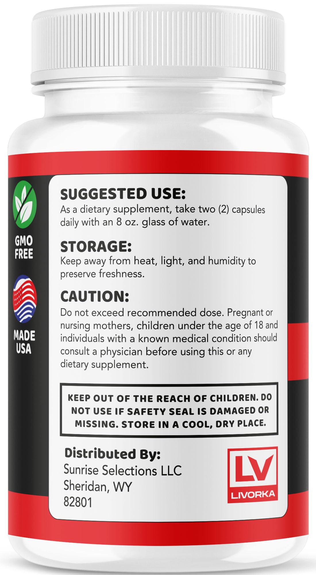 LIVORKA ErectogenX Capsules, 120 Capsules