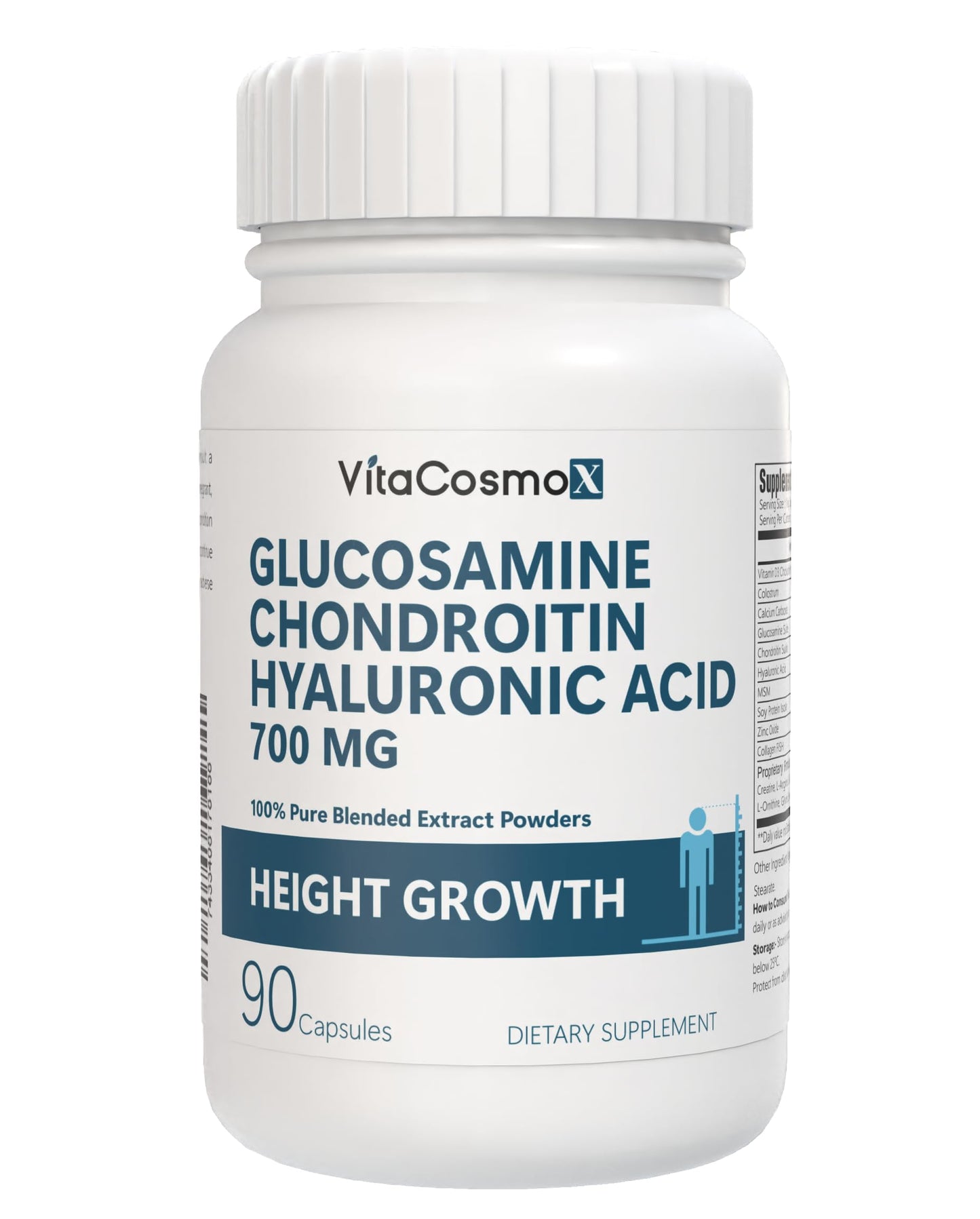 VitaCosmoX Height Growth Joint Support Complex Capsules, 90 Count
