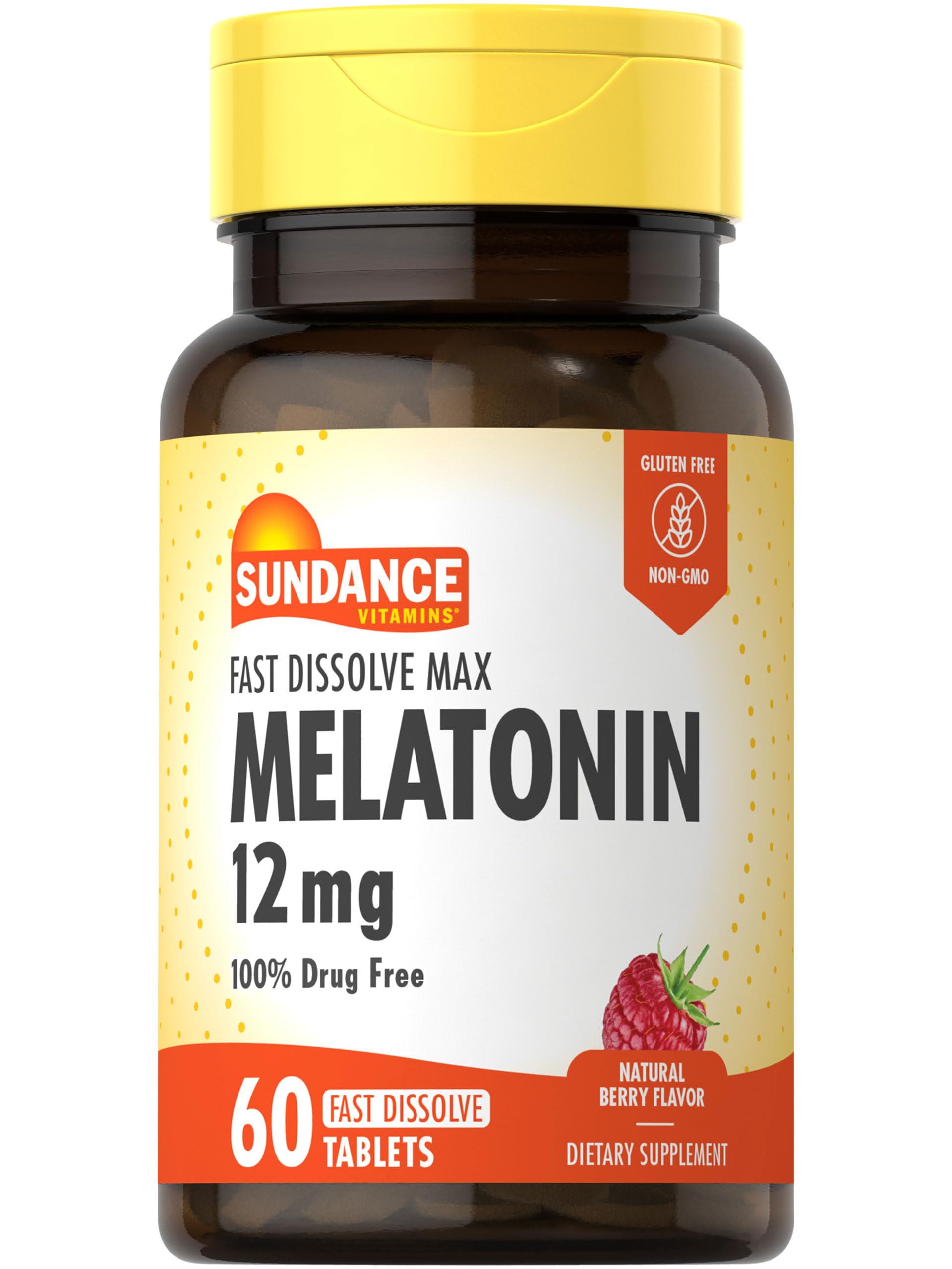 Sundance Melatonin 12mg Tablets, 60 Count