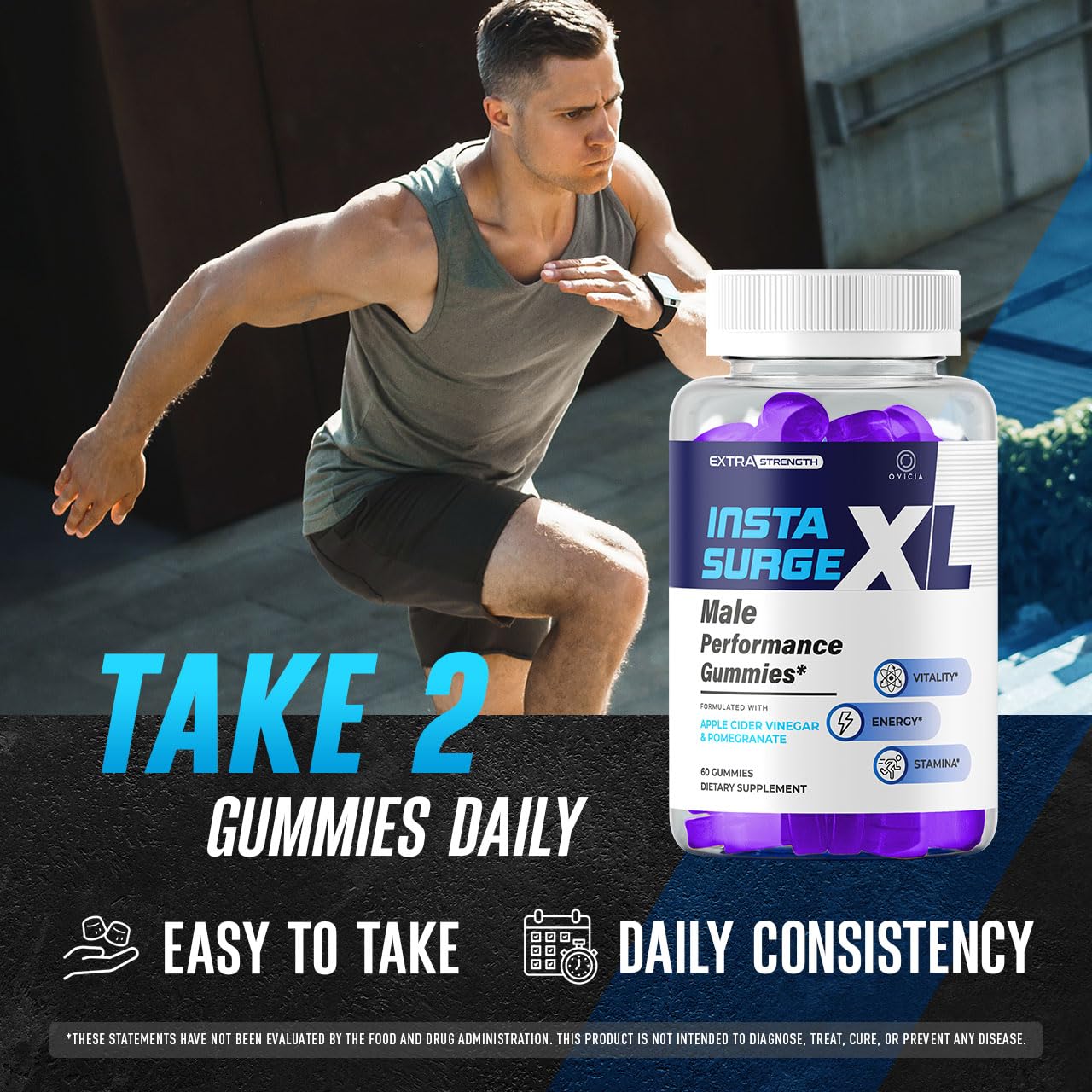 OVICIA Insta SurgeXL 60 Gummies