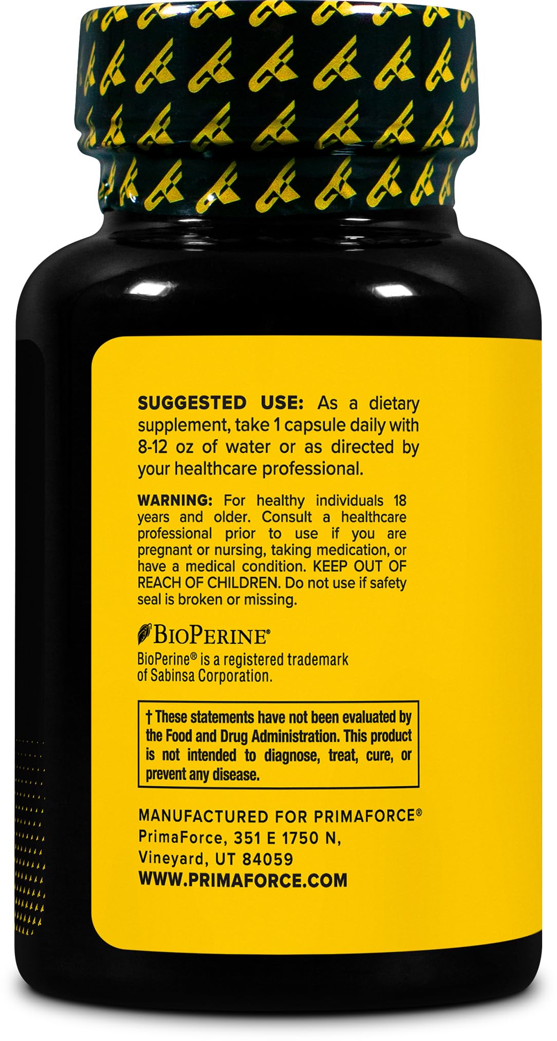 Primaforce DIM Supplement (Diindolylmethane) 300mg Capsules, 60 Vegetarian Capsules