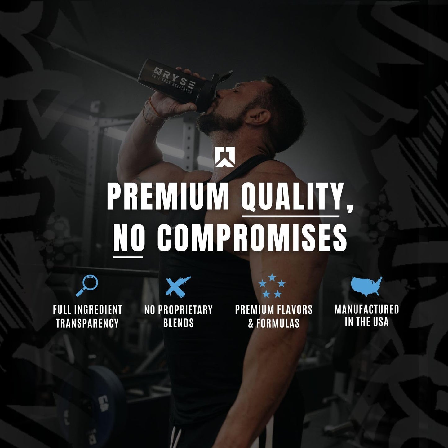 RYSE Up Supplements BCAA Focus Powder 12.06 oz