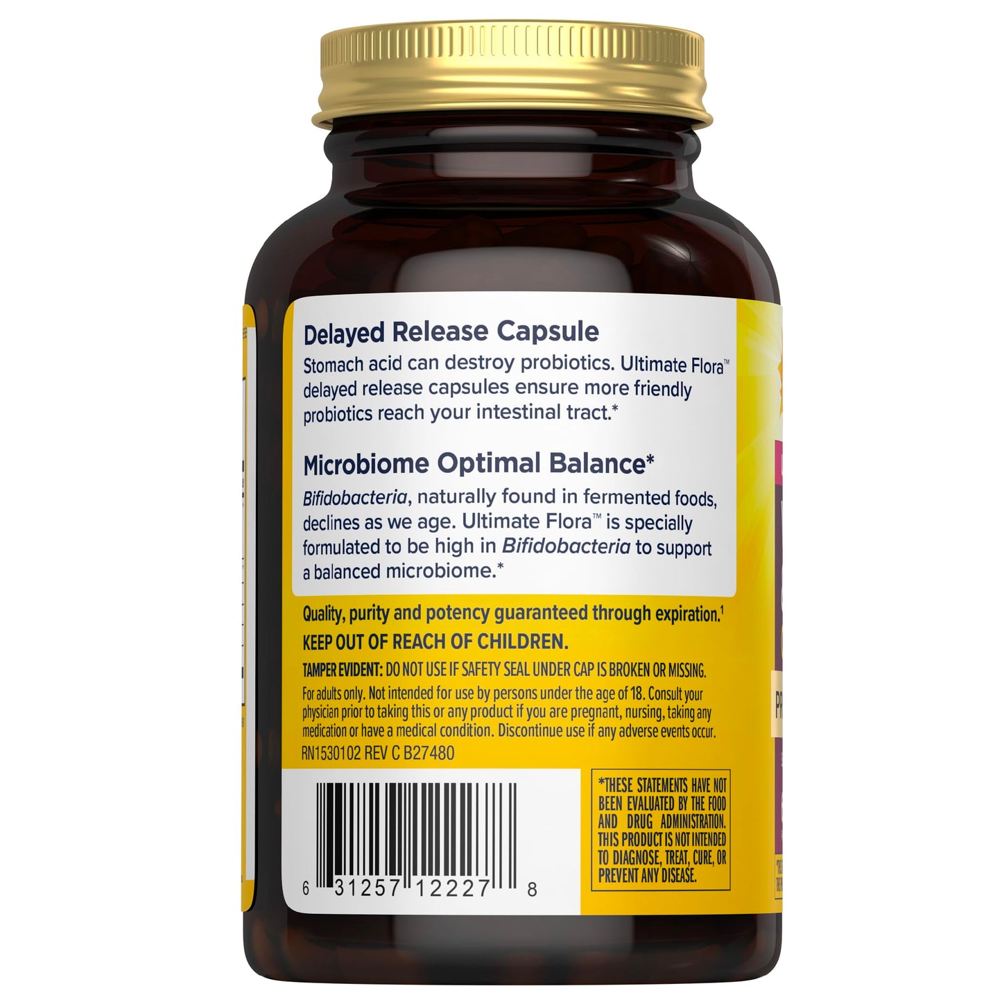Renew Life Ultimate Flora Womens Probiotic with Cranberry 5 Billion CFU Capsule, 60 Count