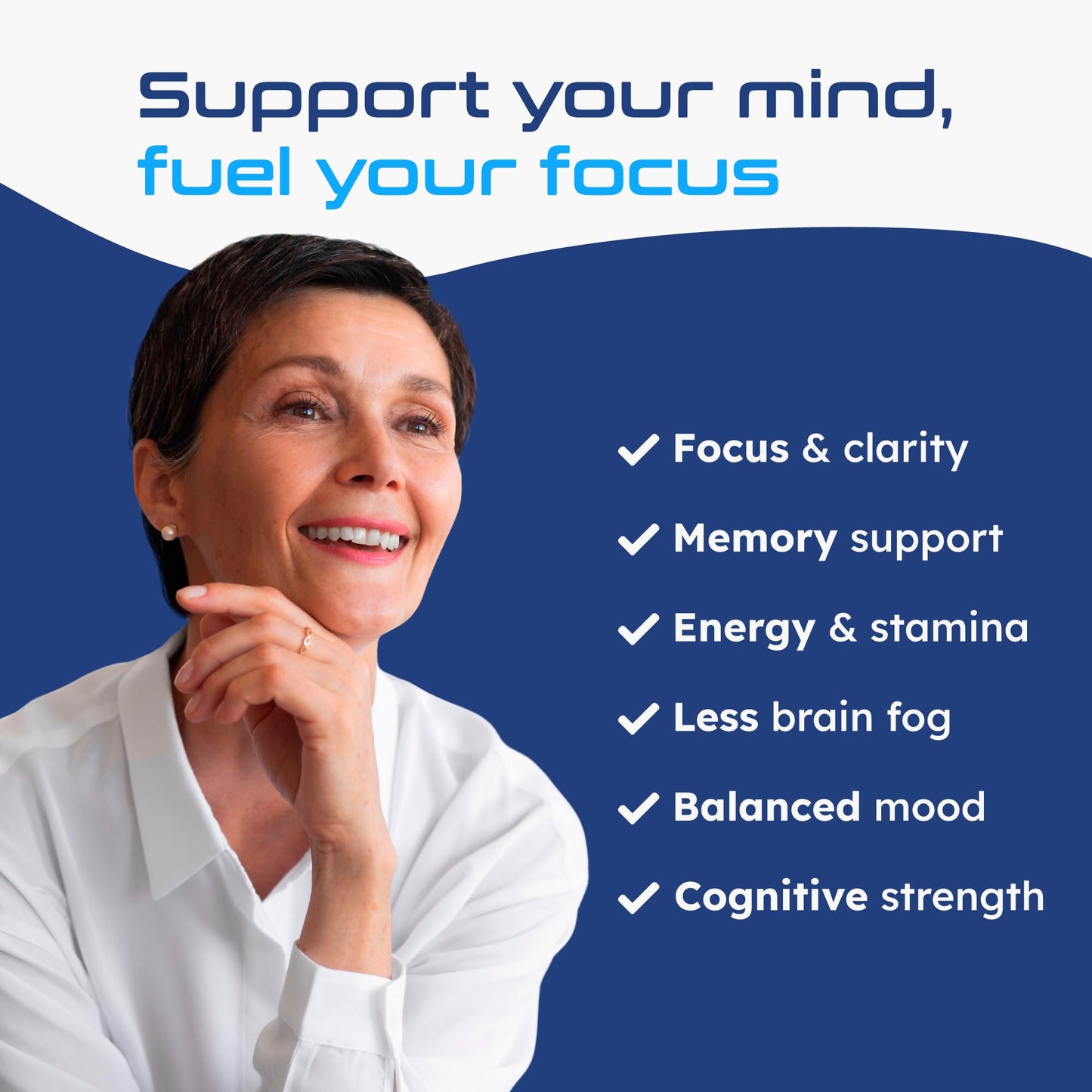 Neurella 2.0 Nootropic Brain Supplement – Adult Cognitive Health & Neuro Support, NAC, Ashwagandha & B12 Vitamins, 1 Capsule
