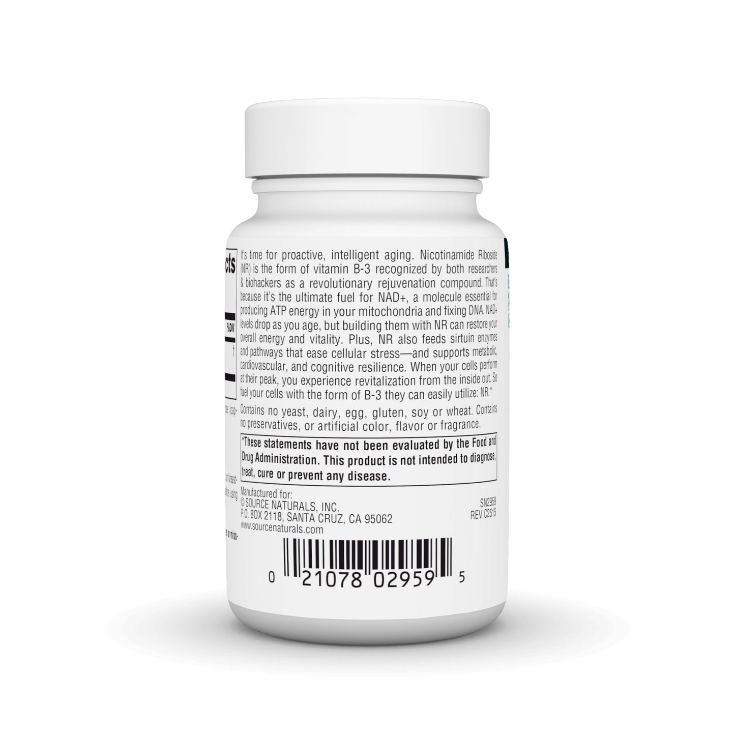 Source Naturals NR Nicotinamide Riboside 300 mg Capsules 30