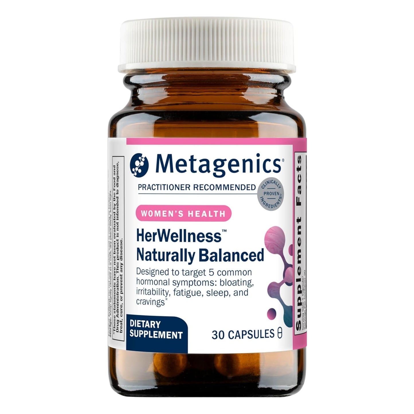 Metagenics HerWellness Naturally Balanced, 30 Capsules