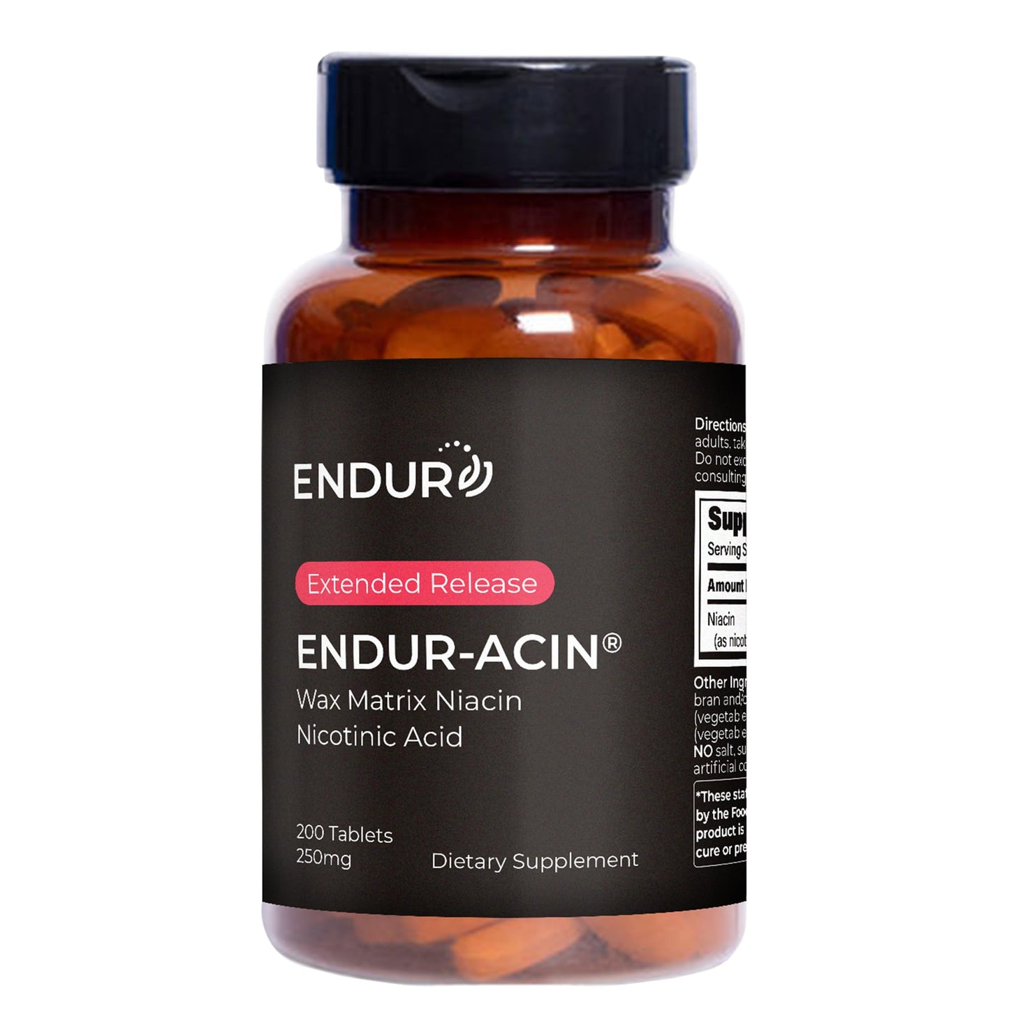 Endurance Products ENDUR-ACIN Niacin B3 ER 250 mg Tablet 200 Count