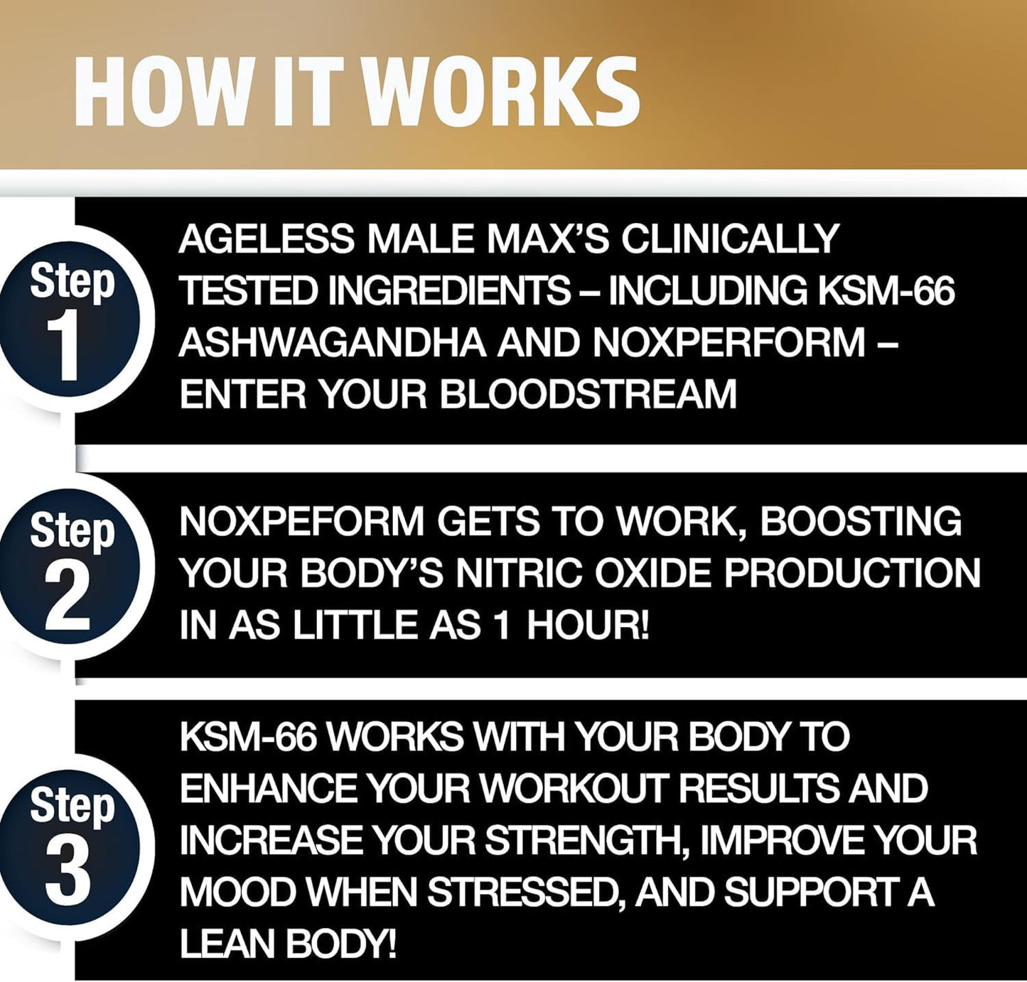 Ageless Male Max Chewable Nitric Oxide Booster - 200 Count