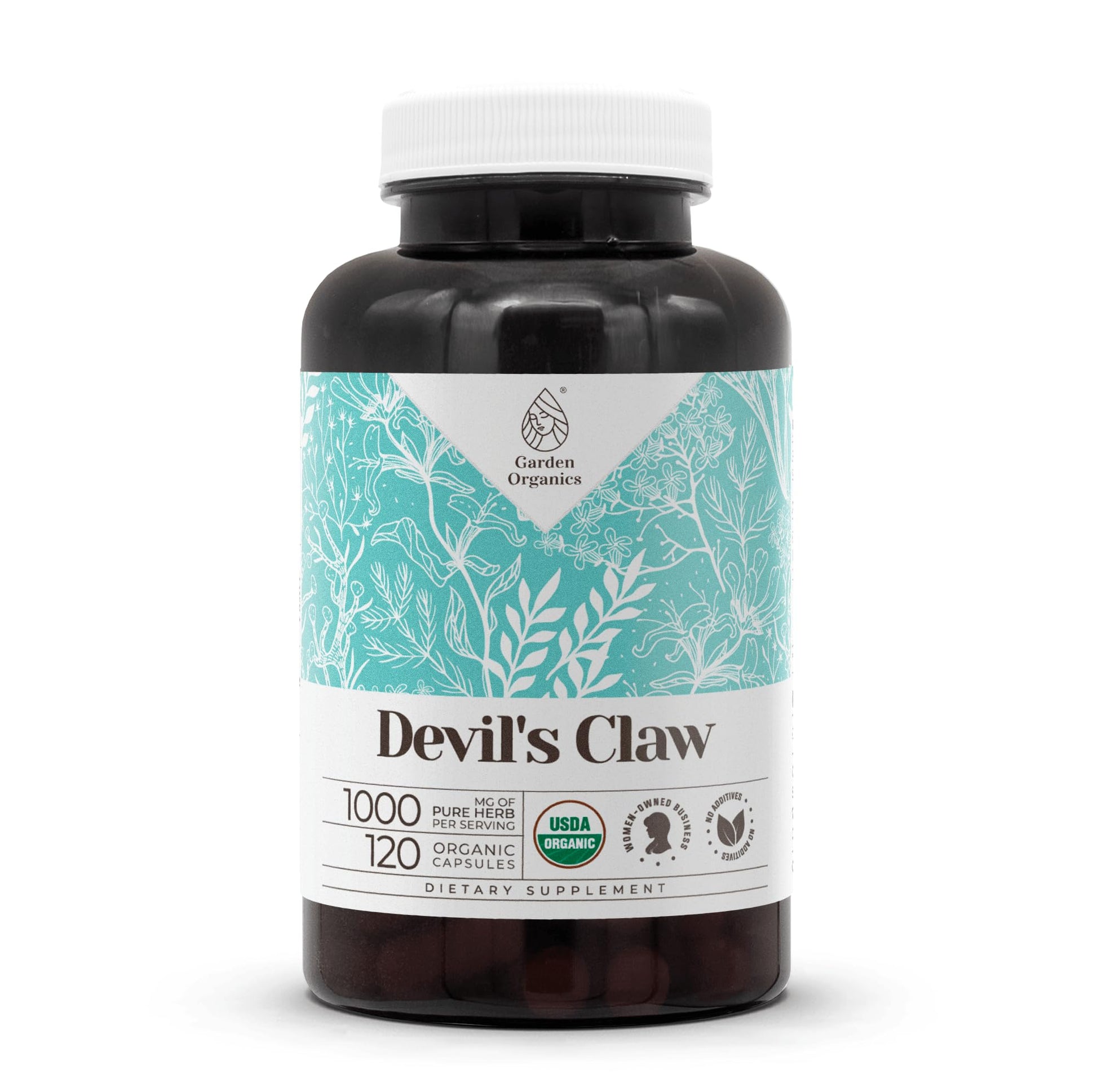Garden Organics Devil's Claw Capsules 120 Count