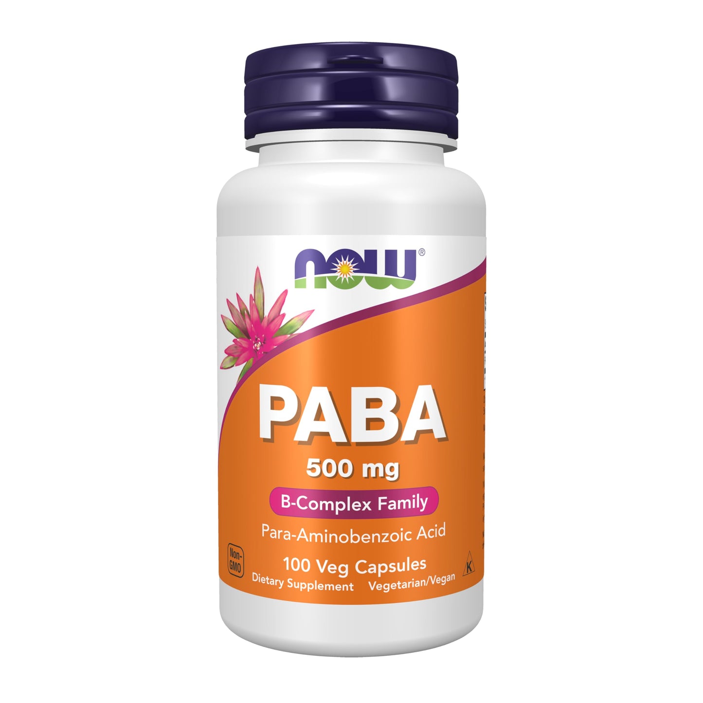 NOW Foods PABA 500mg 200 Capsules