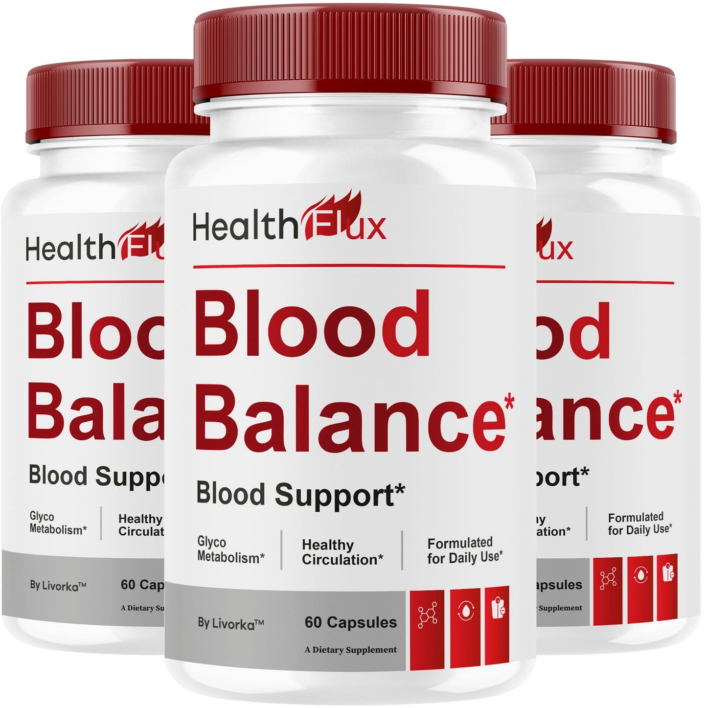 LIVORKA Health Flux Support Supplement Capsules, 180 Capsules
