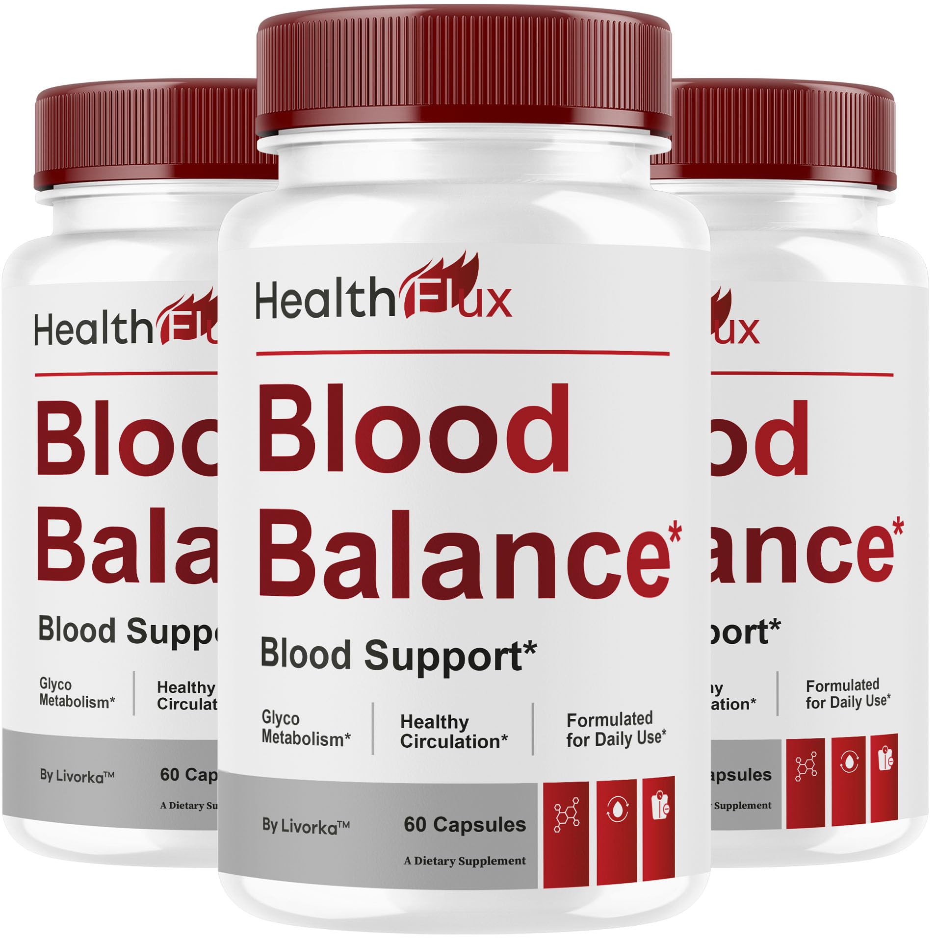 LIVORKA Health Flux Support Supplement Capsules, 180 Capsules