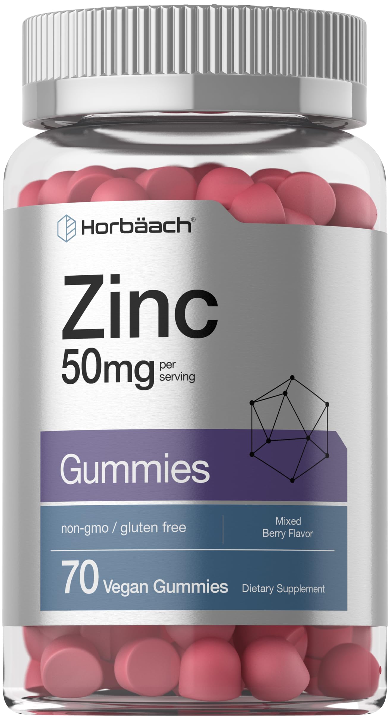 Horbäach Zinc Gummies 70 Count