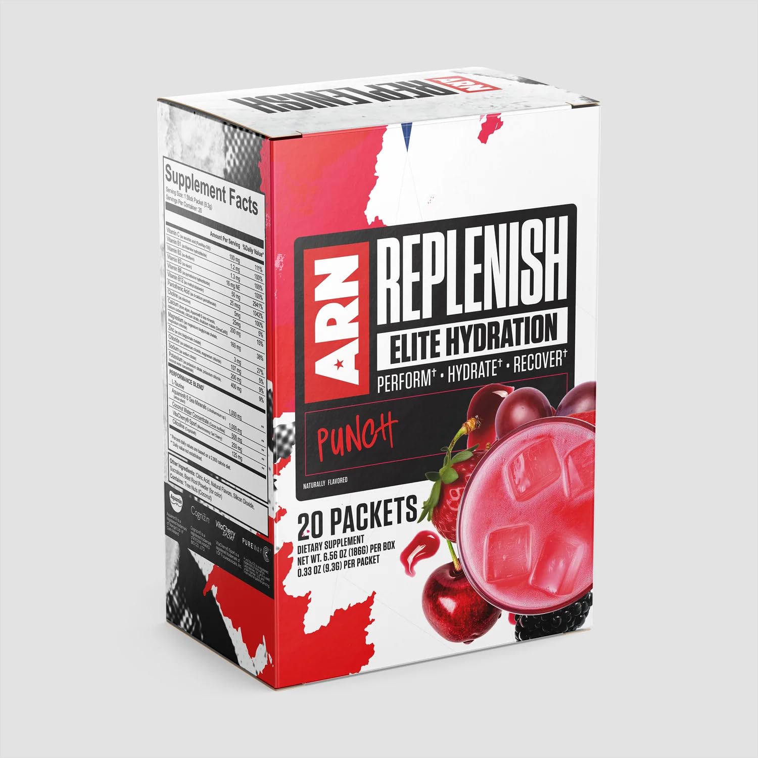 Arms Race Nutrition Replenish Elite Hydration Powder, 8 oz