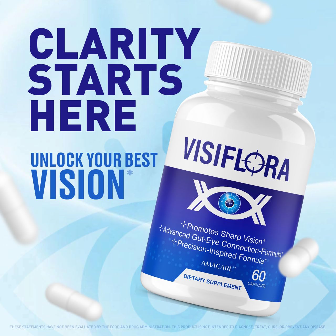 AMACARE VisiFlora Capsules 180 Capsules