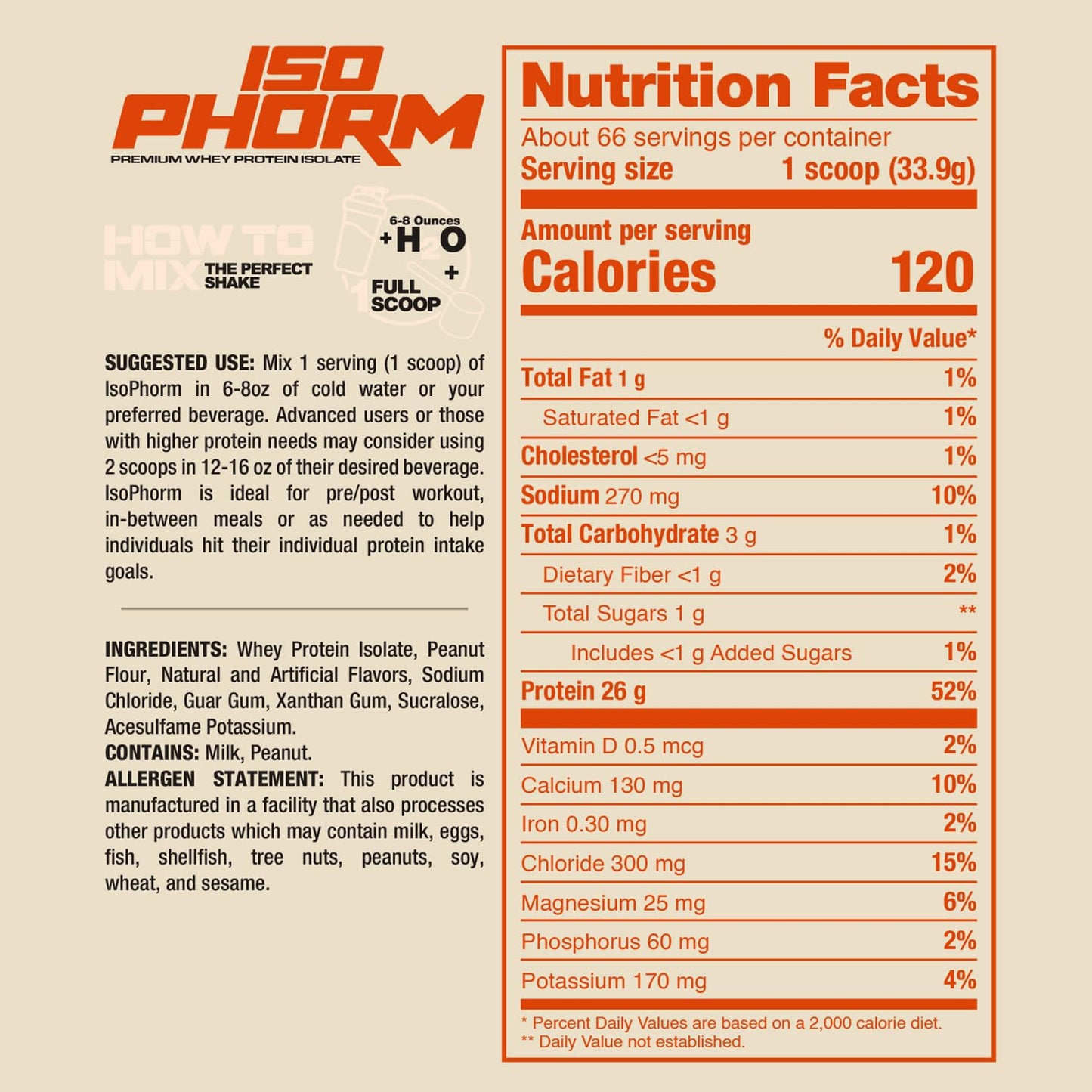 DRAGON PHARMA Isophorm Hydrolized Whey Protein Isolate Powder, 32