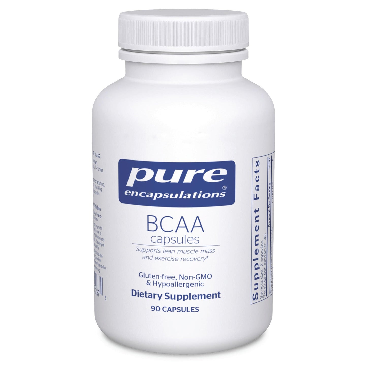 Pure Encapsulations BCAA Capsules 90 Capsules