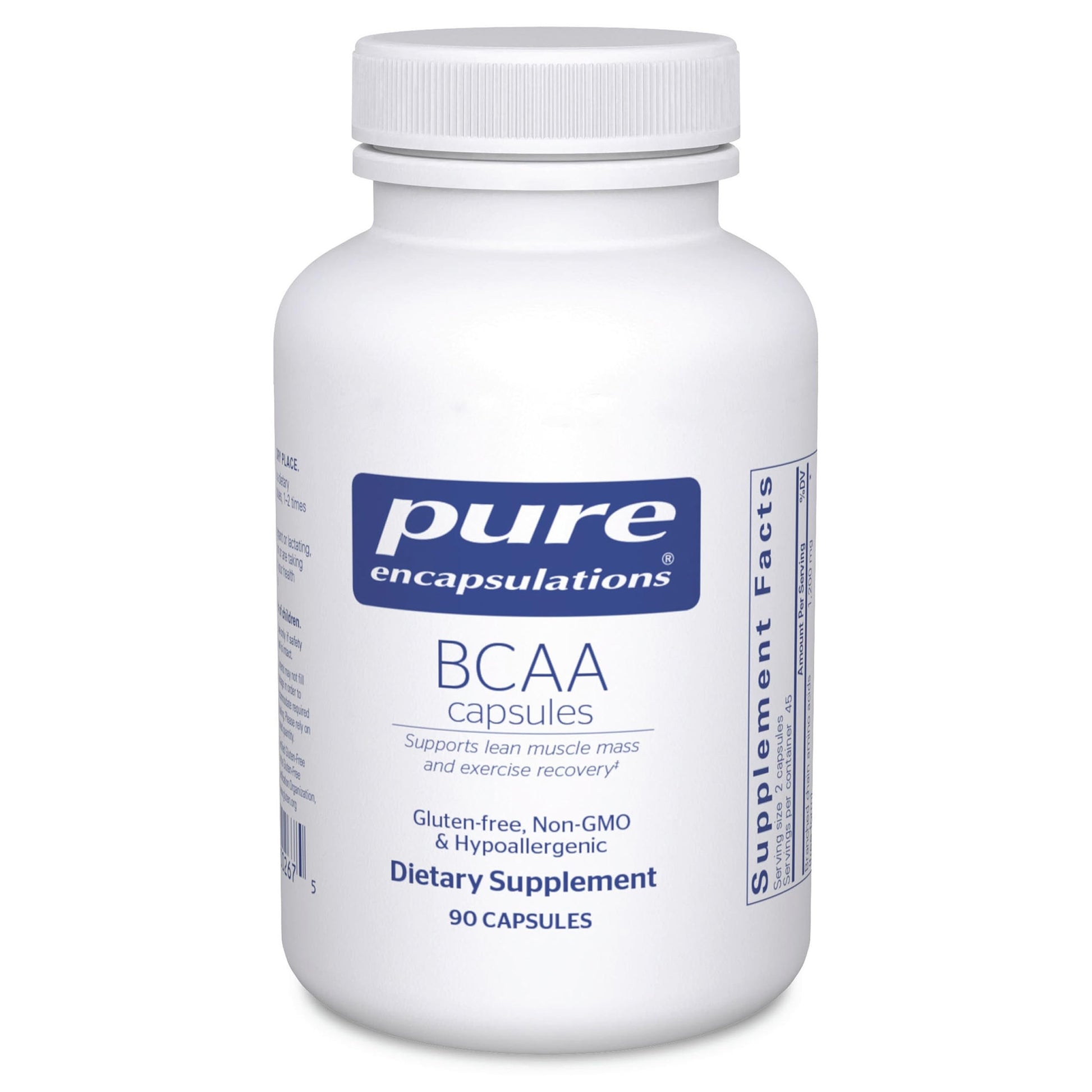 Pure Encapsulations BCAA Capsules 90 Capsules