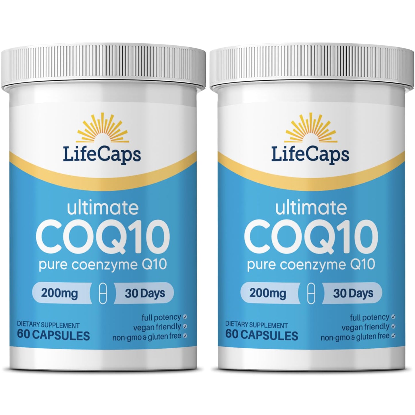 LifeCaps CoQ10 200mg Capsule, 60 Count