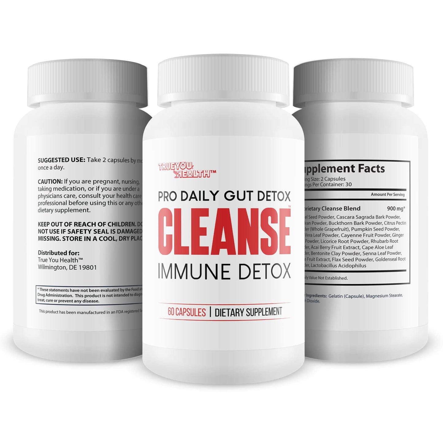 Generic Pro Daily Gut Detox Cleanse Immune Detox With Probiotics Capsule, 1 Count