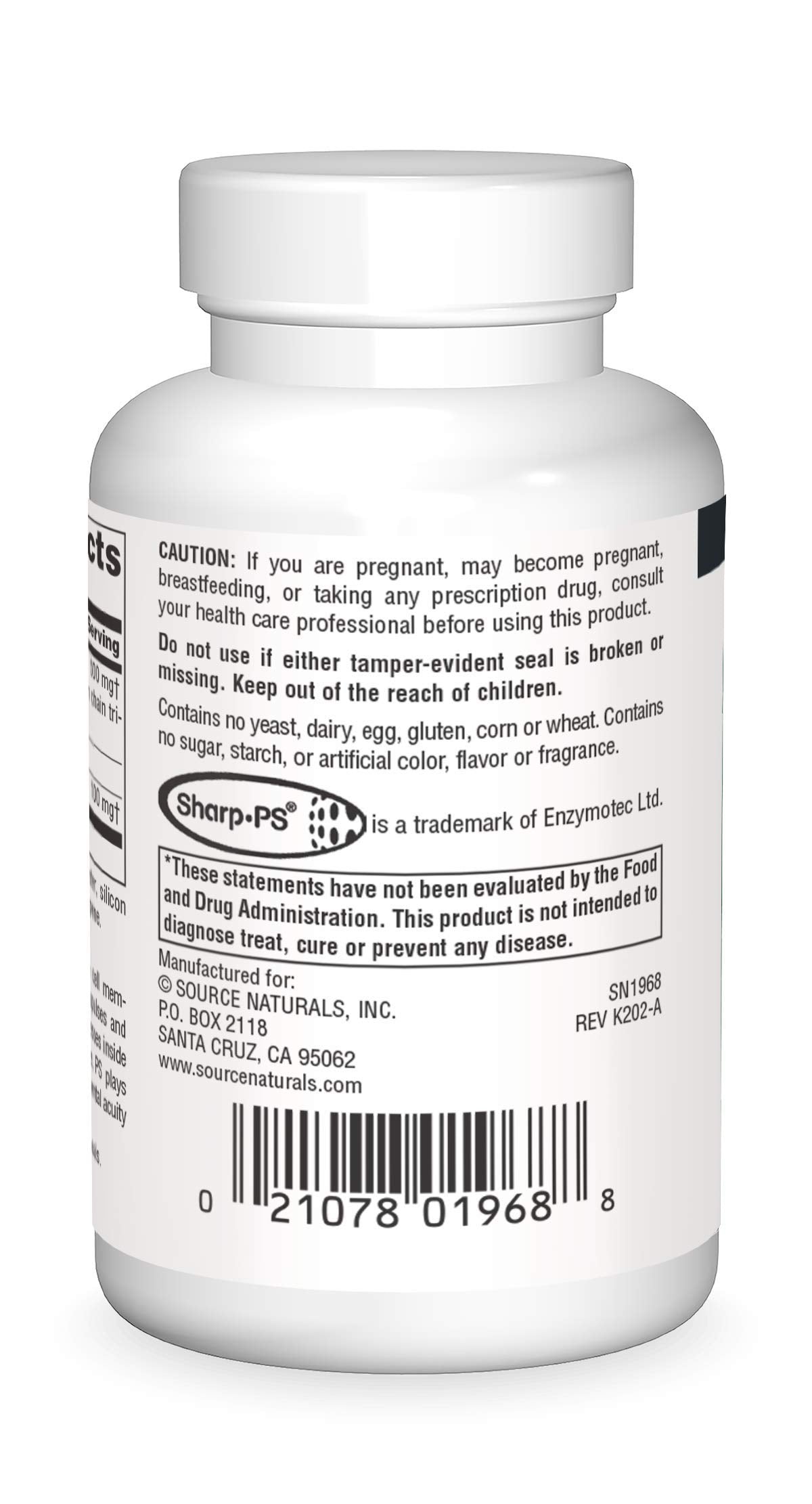 Source Naturals Phosphatidyl Serine Matrix 500mg Softgels, 60 Count