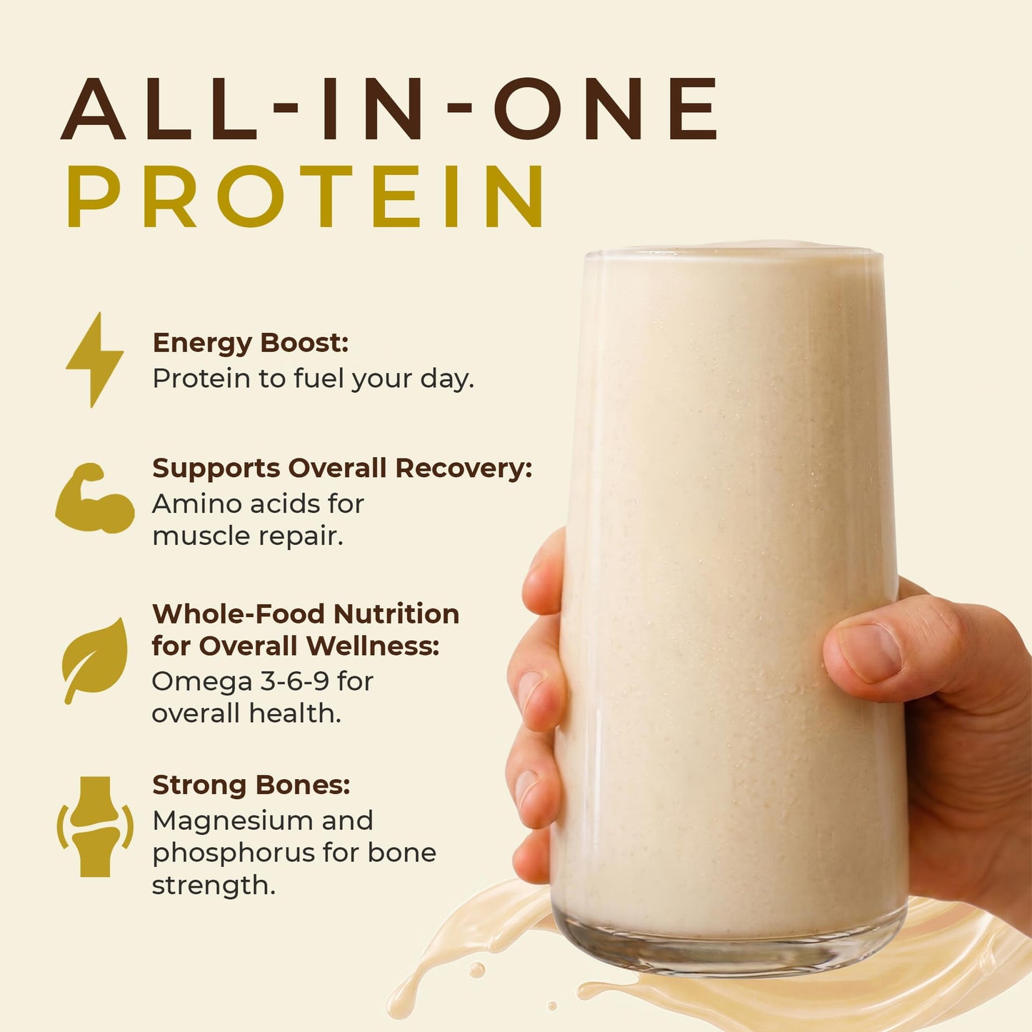 TUPAXA Hemp Protein Powder Vanilla Bean - USDA Organic, Plant-Based, Vegan, Gluten Free, Keto - 22 Servings