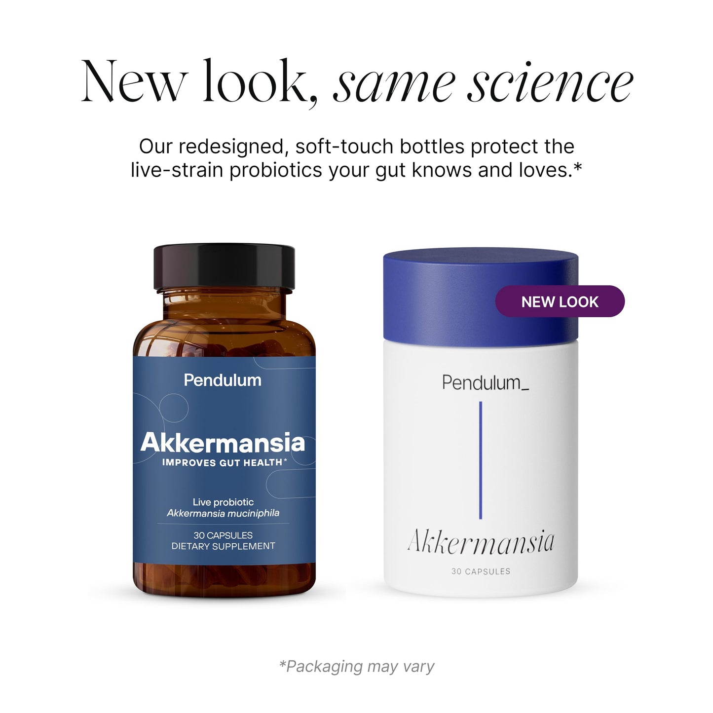 Pendulum Akkermansia Probiotic with Prebiotic Fiber Capsules 30