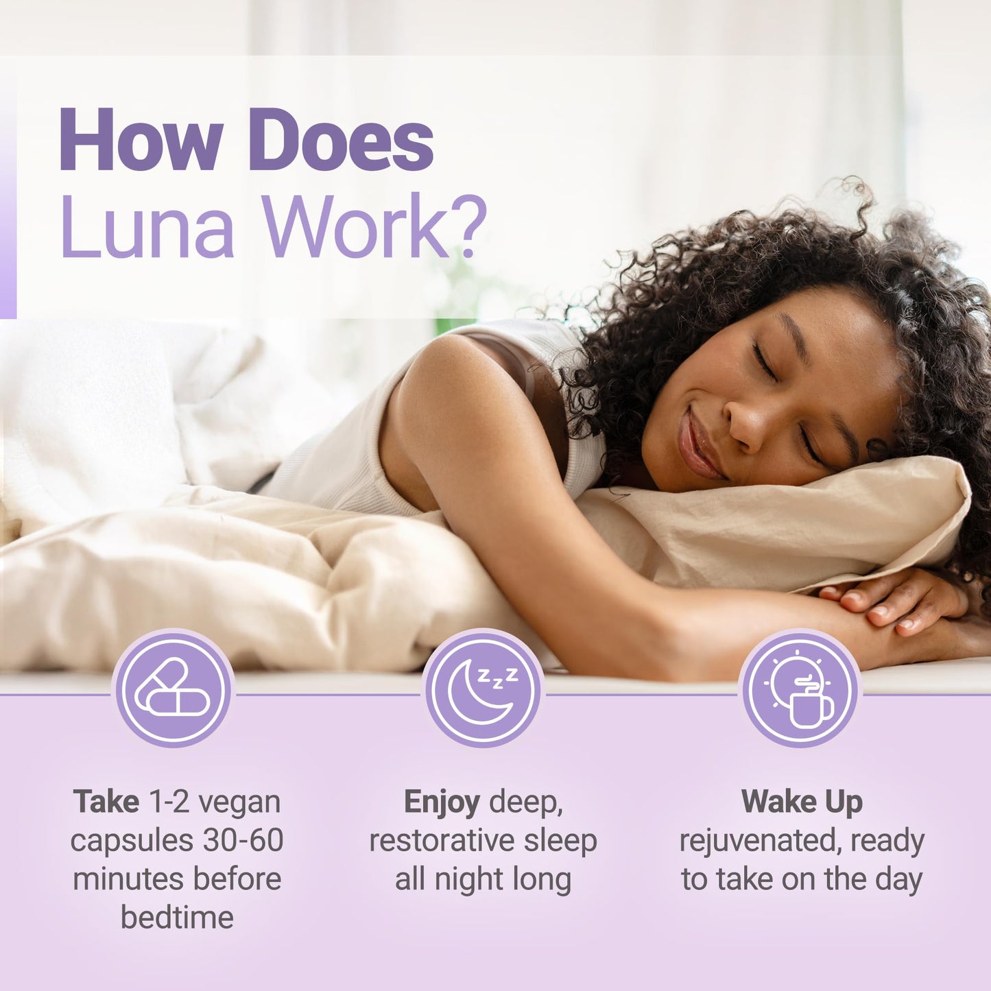 Nested Naturals Luna Sleep Aid, 60 Capsules