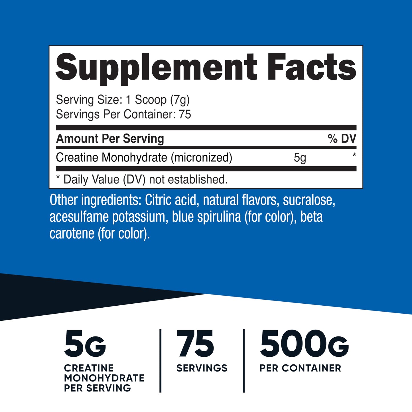 Nutricost Creatine Monohydrate Powder 500 Gram 17.9
