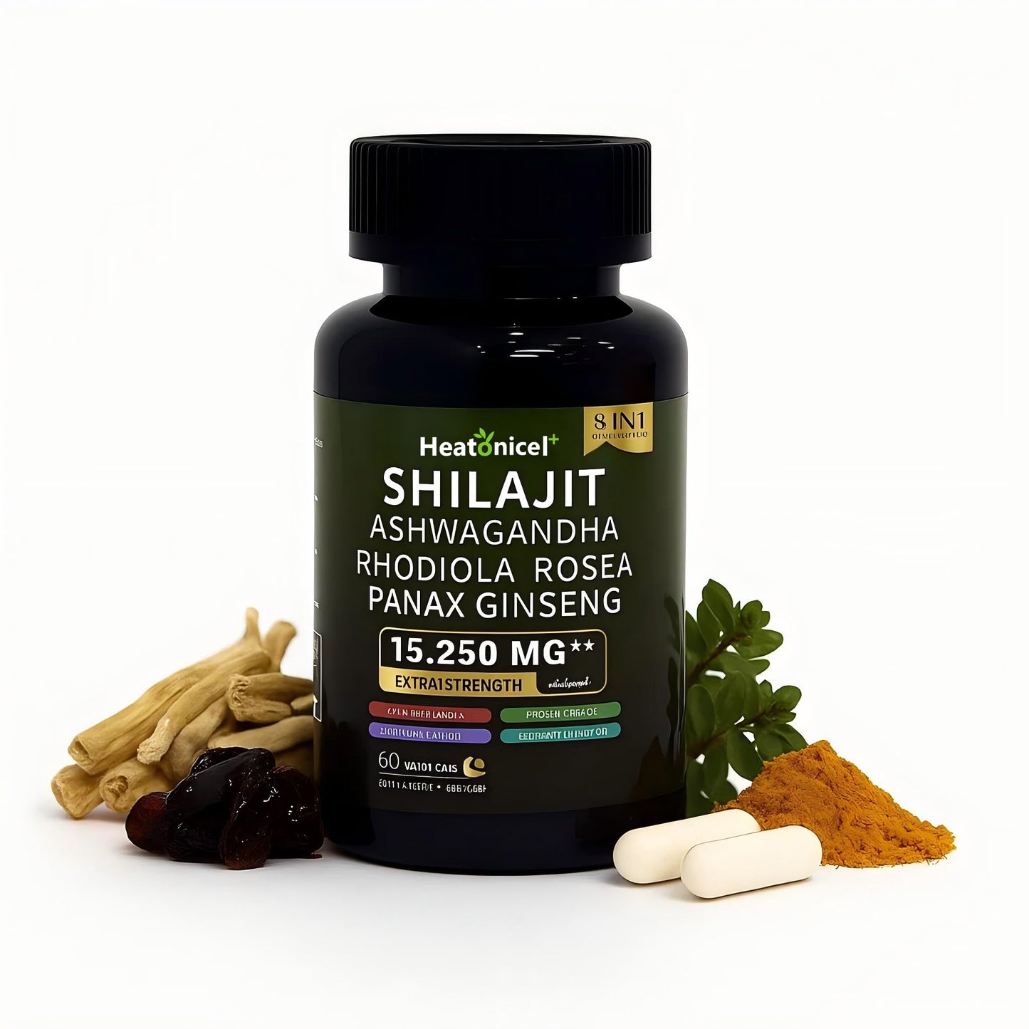 Heatonicel Shilajit Capsules 60 Count